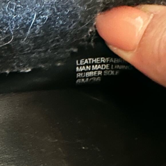 Tory Burch Leather Low Top Rain Duck Rain Boots Black 6M - Picture 7 of 7